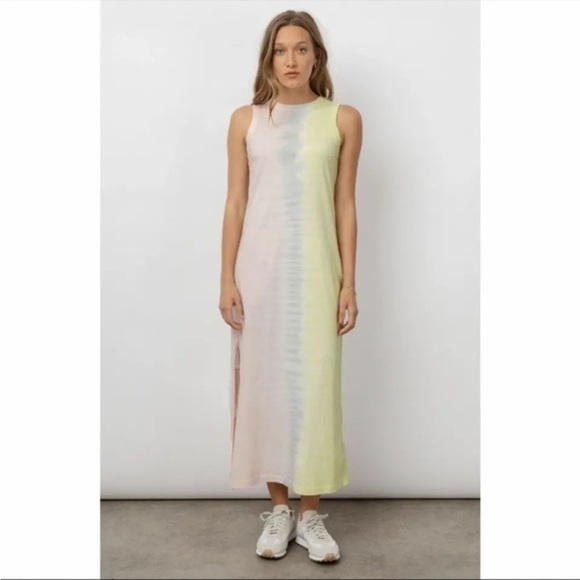 Rails Dresses & Skirts - Rails Dress Women’s Sz Medium The Tank Sherbet Dip Dye Tie Dye Festival Maxi